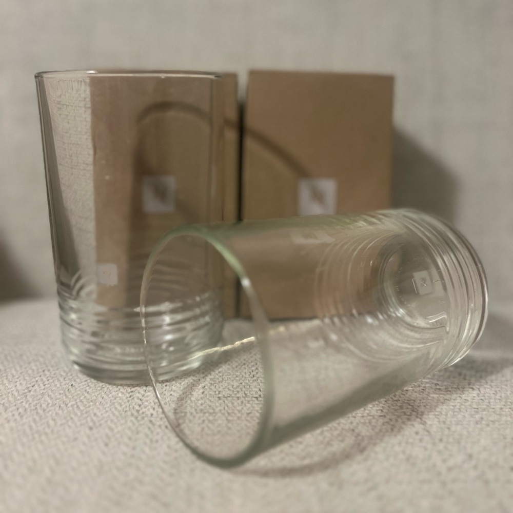 NEW IN BOX! Set of 2 Nespresso Large Barista Glasses